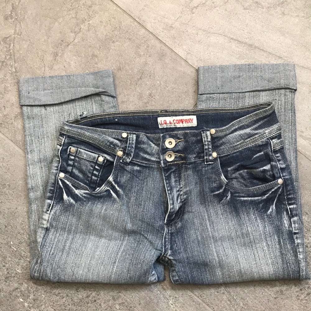 Ladies jean capris